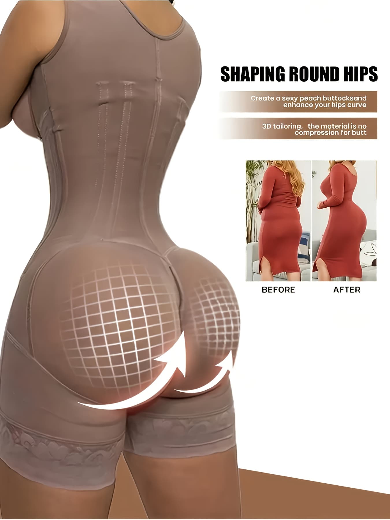 Corset Allure — Apricot