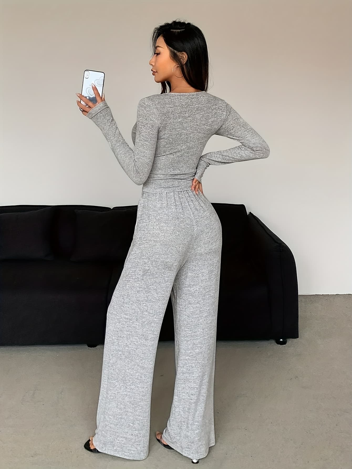 Ensemble Albâtre — Gris foncé