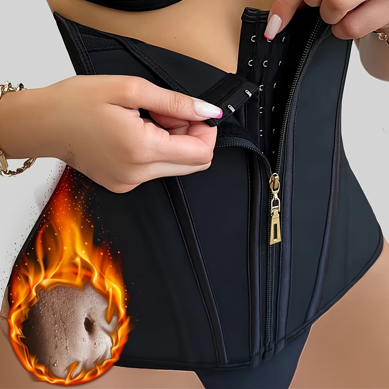 Corset Saphir — Noir