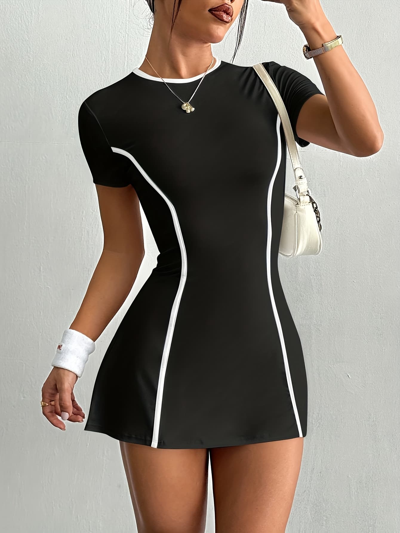 Robe Tennis Flamme — Rose
