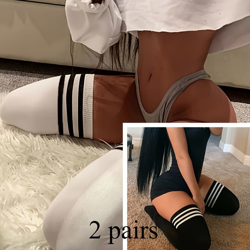 Chaussettes Lin — Noir