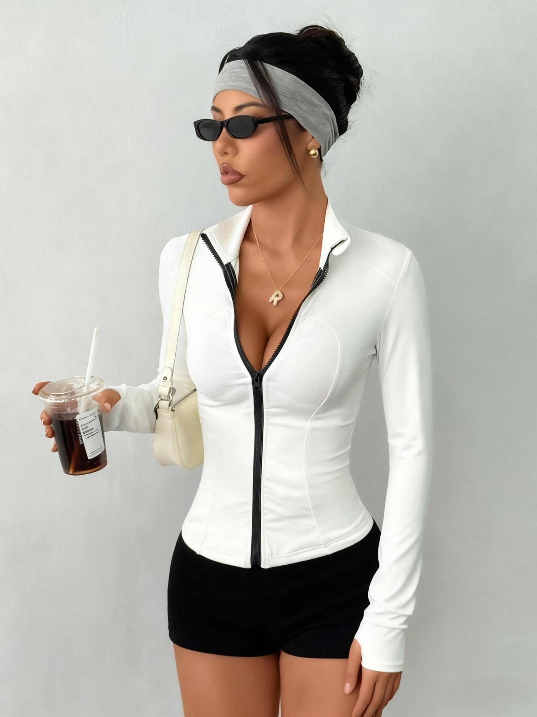 Veste Sport Borée — Blanc