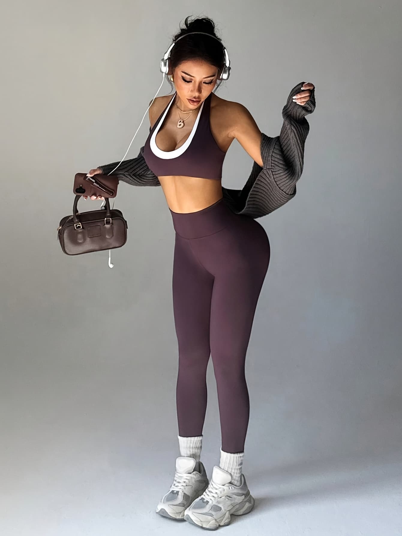 Ensemble Fitness Atelier — Violet profond